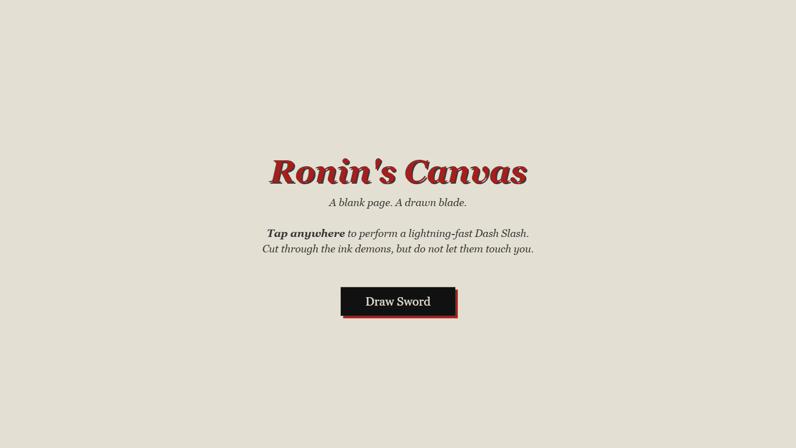 Ronin's Canvas